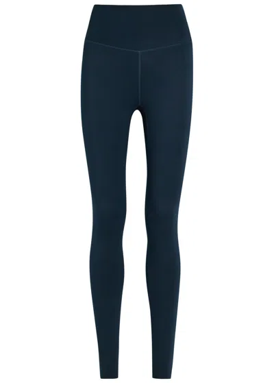 Varley Freesoft Cropped Stretch-jersey Leggings In Navy