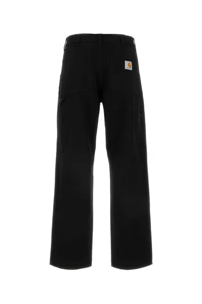 Carhartt Wip Double Knee Pant Black Rigid In Black