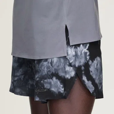 Y-3 Running Short Sleeved T-shirt In Gray