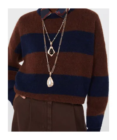 Weekend Max Mara Double-strand Necklace In Gold