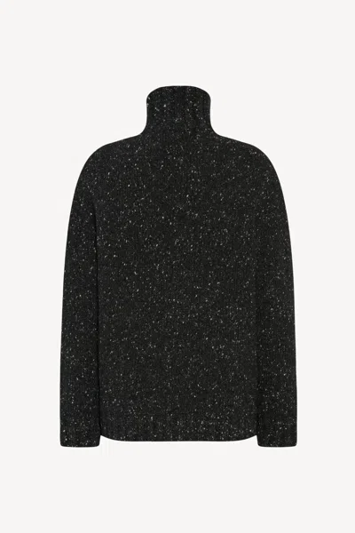 The Row Balzac Turtleneck In Cashmere In Black
