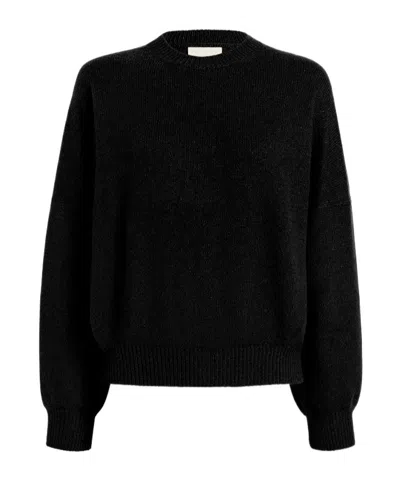 Khaite Margaux Cashmere Crewneck Sweater In Black