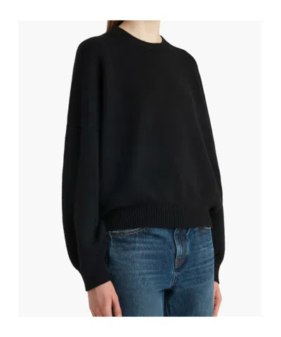 Khaite Margaux Cashmere Crewneck Sweater In Black