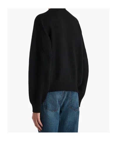 Khaite Margaux Cashmere Crewneck Sweater In Black