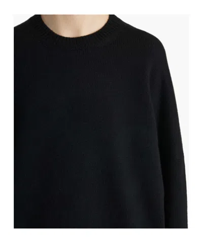 Khaite Margaux Cashmere Crewneck Sweater In Black
