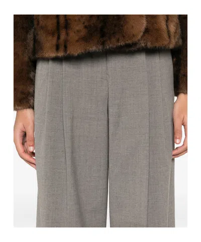 By Malene Birger Cymbaria High-waist Trousers In Gray