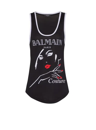 Balmain Beauty Print In Black