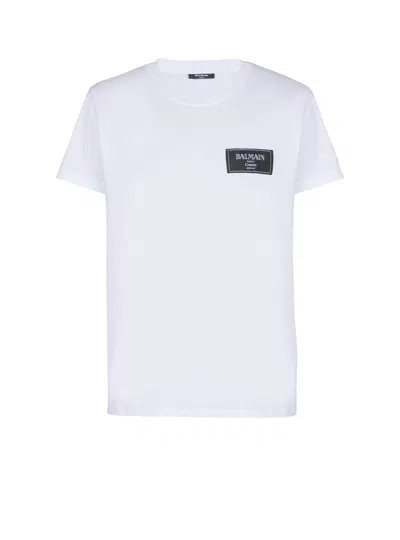 Balmain T-shirt With Logo In White