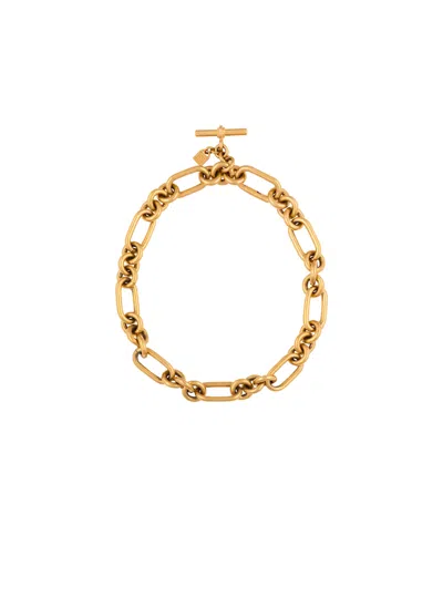 Balmain Sync Chain Necklace In Gold
