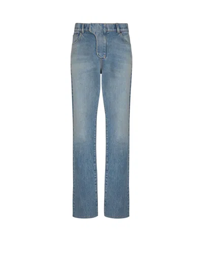 Balmain Regular-fit Denim Jeans In Blue