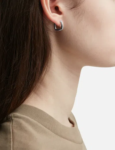 Tom Wood Frame Hoops Small In Metallic