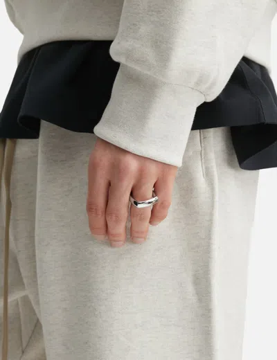 Tom Wood Frame Ring In Metallic