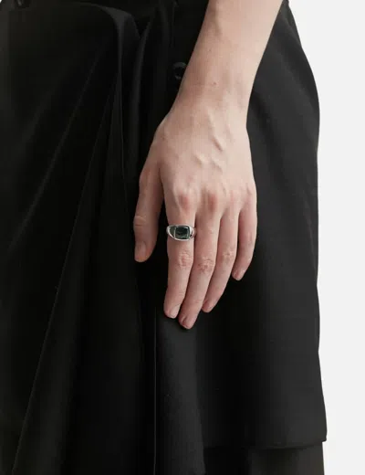 Tom Wood Kay Ring Kambaba In Metallic
