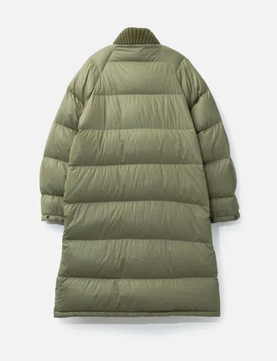 Visvim Kimono Down Jacket In Green