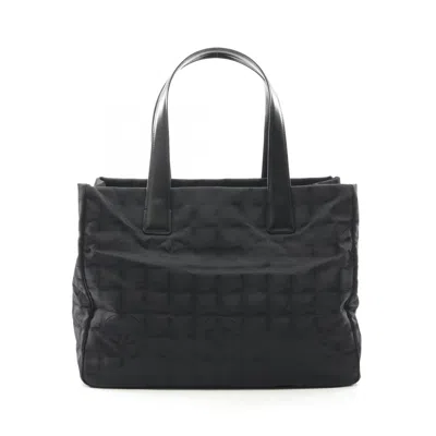 Pre-owned Chanel Black New Travel Line Tote Bag ()