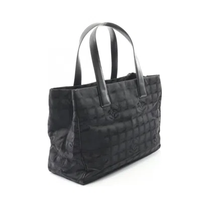 Pre-owned Chanel Black New Travel Line Tote Bag ()