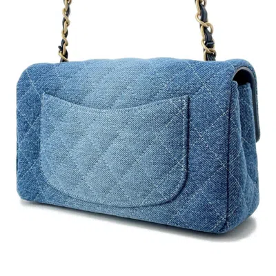 Pre-owned Chanel Denim Blue Denim Shoulder Bag ()