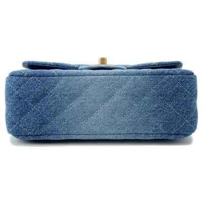 Pre-owned Chanel Denim Blue Denim Shoulder Bag ()