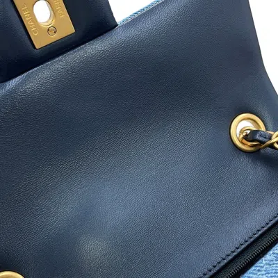 Pre-owned Chanel Denim Blue Denim Shoulder Bag ()