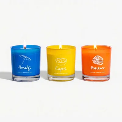 Malibu Apothecary La Dolce Vita Candle Set In Multi