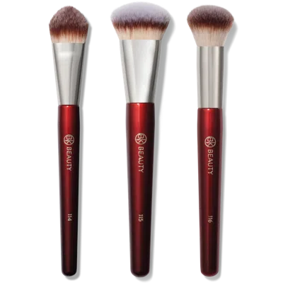 Bk Beauty Core Complexion Trio Brush Set In Multi