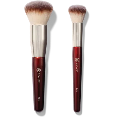 Bk Beauty Large Buffer & Round Foundation Brush Set In Multi
