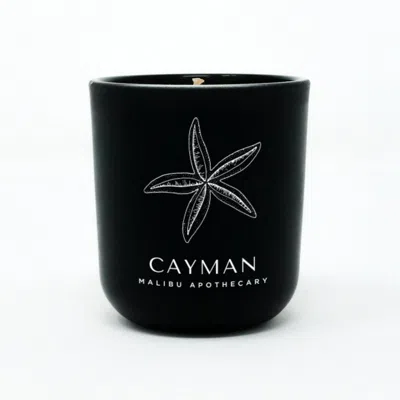 Malibu Apothecary Matte Black Votive - Cayman In Black