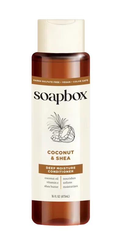 Soapbox Coconut & Shea Deep Moisture Conditioner - 16 oz In Multi