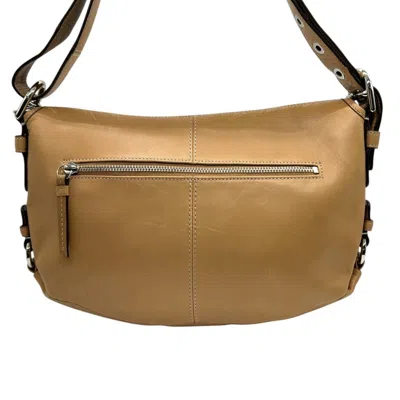 Pre-owned Coach Brown Camel Light Brown Leather Handbag Shoulder Bag ()