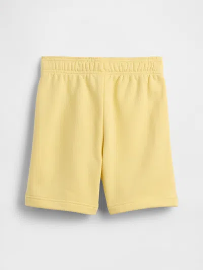 Gap Factory Kids Relaxed Gap Logo Pull-on Shorts In Yellow
