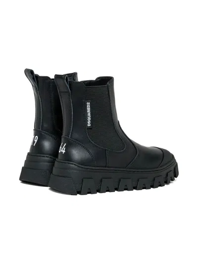 Dsquared2 Boot With Logo In Black