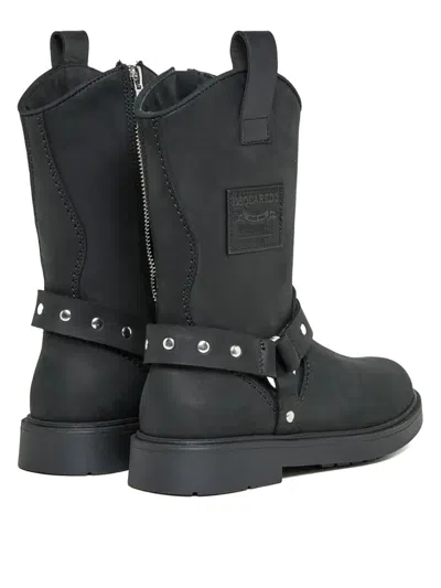 Dsquared2 Boot With Logo In Black
