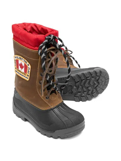 Dsquared2 Boots With Application In Brown