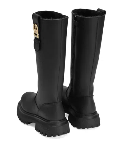Dolce & Gabbana Boot With Logo In Multi