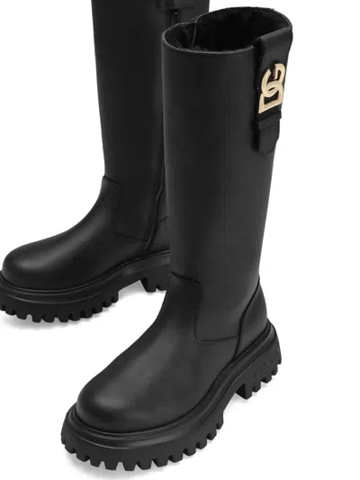 Dolce & Gabbana Boot With Logo In Multi