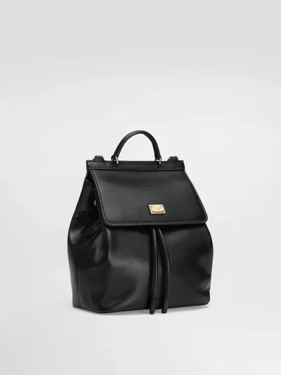 Dolce & Gabbana Backpack With Logo In Black