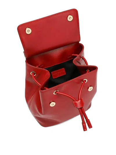 Dolce & Gabbana Backpack With Logo In Red