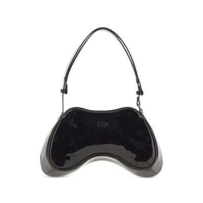 Diesel Structured Black Bag With Minimalist Design
