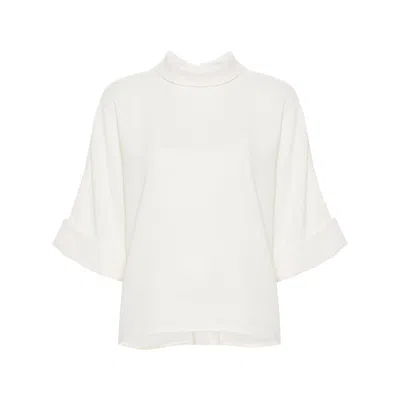 Mark Kenly Domino Tan Tops In White