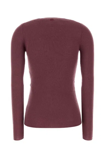 Chloé Grape Wool Sweater In Purple
