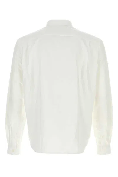 Prada Oxford Shirt Long Sleeves Button Down Collar In Brown