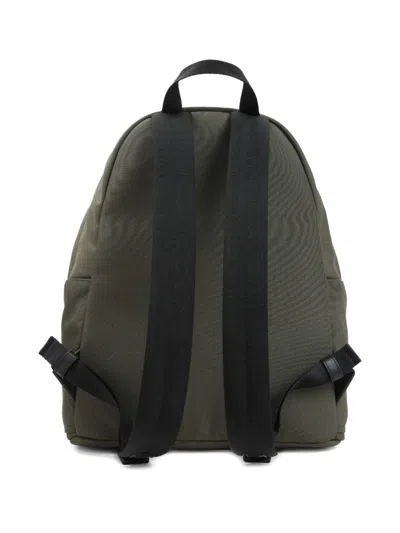Moncler Pierrick Backpack Front Pocket Adjustable Straps Handle In Green
