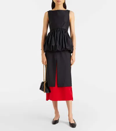 Jimmy Choo Callie Flap Leather Shoulder Bag In Black