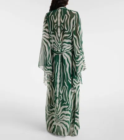 Johanna Ortiz Printed Beach Cover-up In Green