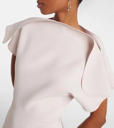 Maticevski Absolve Draped Gown In Neutral