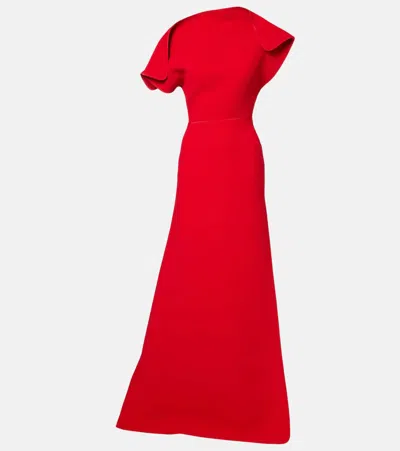 Maticevski Absolve Draped Gown In Red