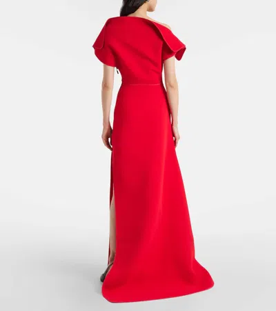Maticevski Absolve Draped Gown In Red