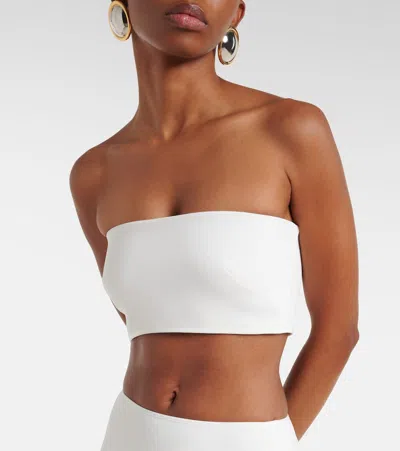 Maticevski Tile Bandeau Top In White