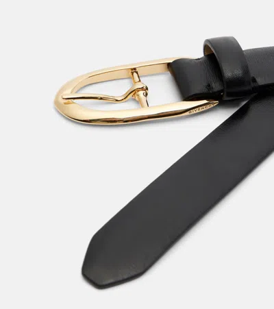 Givenchy Pinch Leather Belt In Black
