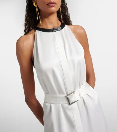 Tom Ford Crêpe Satin Maxi Dress In Multi